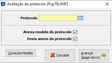 Envio de E-mails do Protocolo