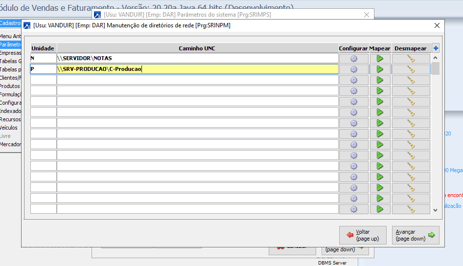 Mapeamento de Unidades no Thin Client