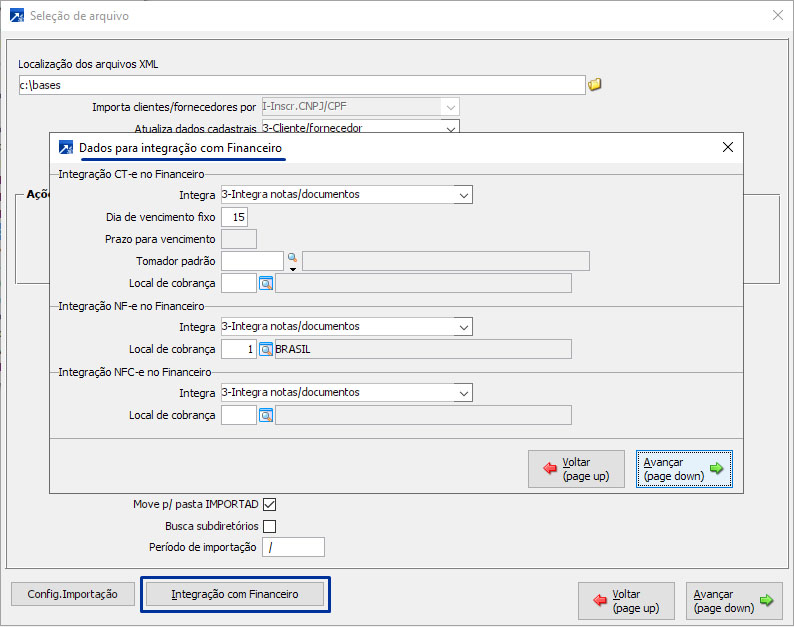 Importação Automática XML Nfse e Nfe