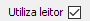 1. Utiliza leitor