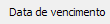 7. Data de vencimento