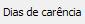 7. Dias de carência