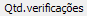 5. Qtd.verificações