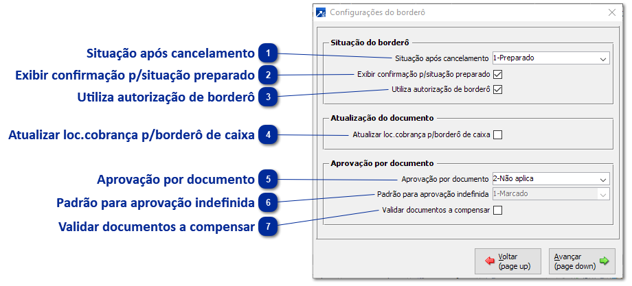 Configurações