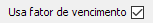 8. Usa fator de vencimento