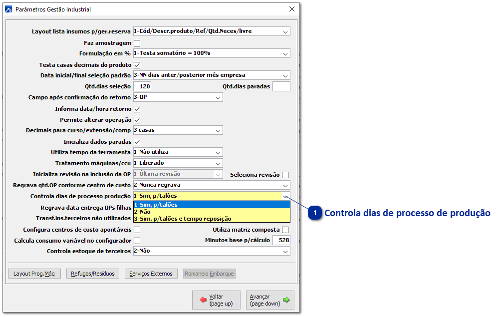 Configuração do Sistema
