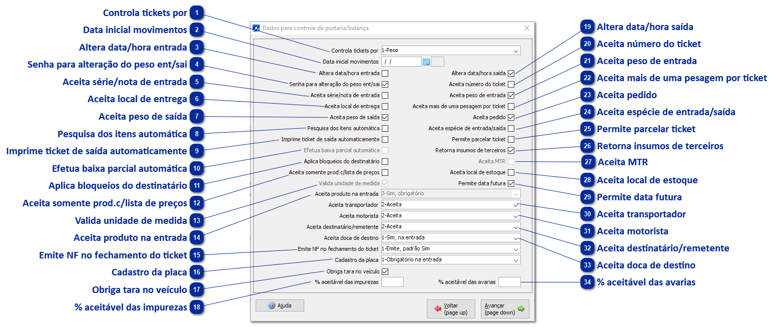 Configurações