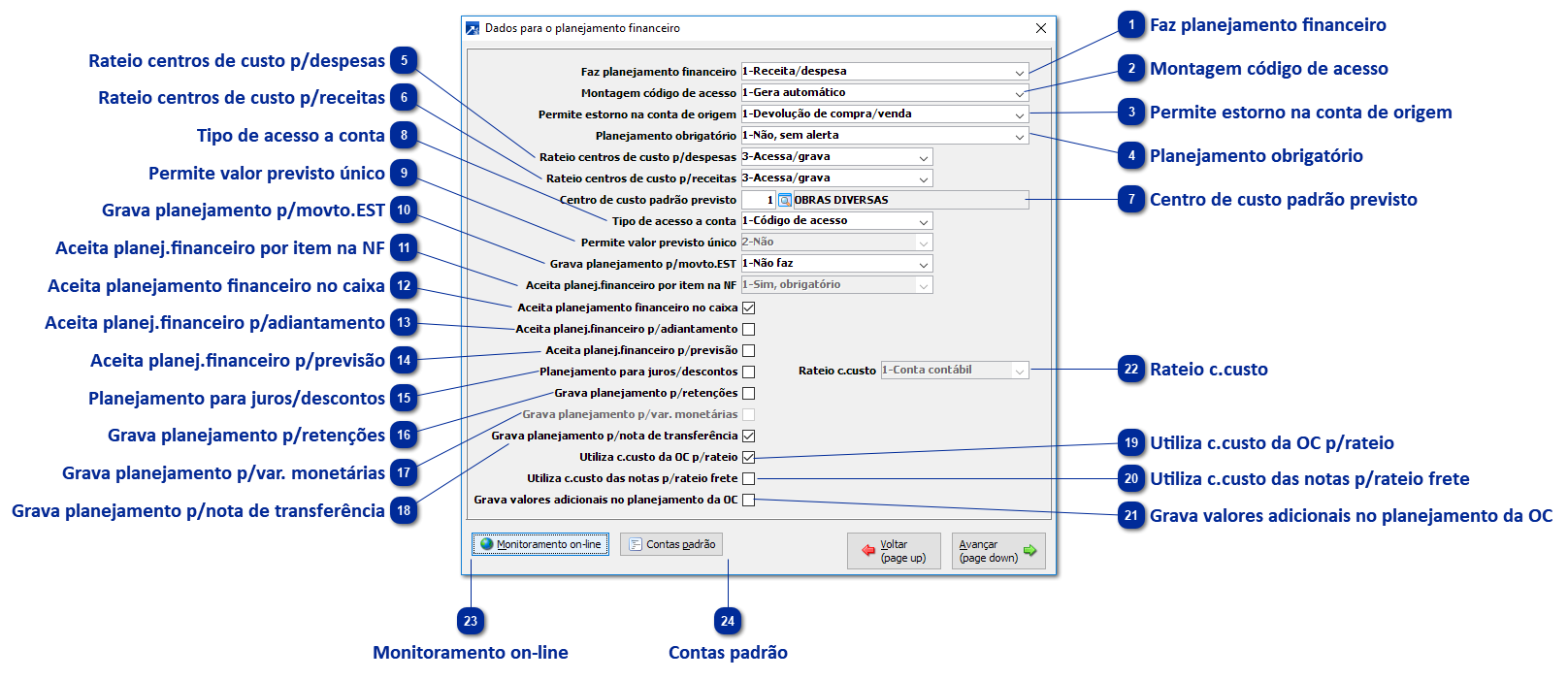 Configurações