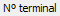 7. Nº terminal