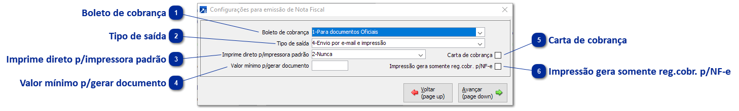 Configurações para Emissão de Nota Fiscal