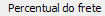 25. Percentual do frete