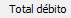 10. Total débito