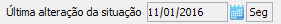 16. Última alteração da situação