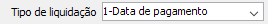 16. Tipo de liquidação