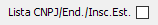 16. Lista CNPJ/End./Insc.Est.