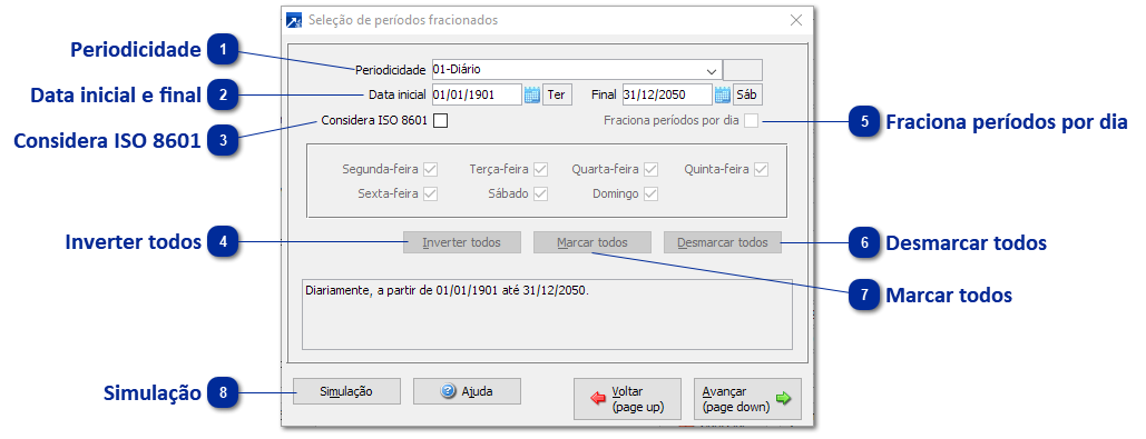 Fracionador de Períodos