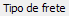 17. Tipo de frete