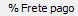 20. % Frete pago