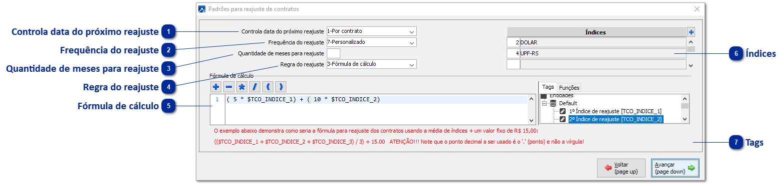 Padrões para Ajuste