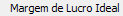 12. Margem de Lucro Ideal