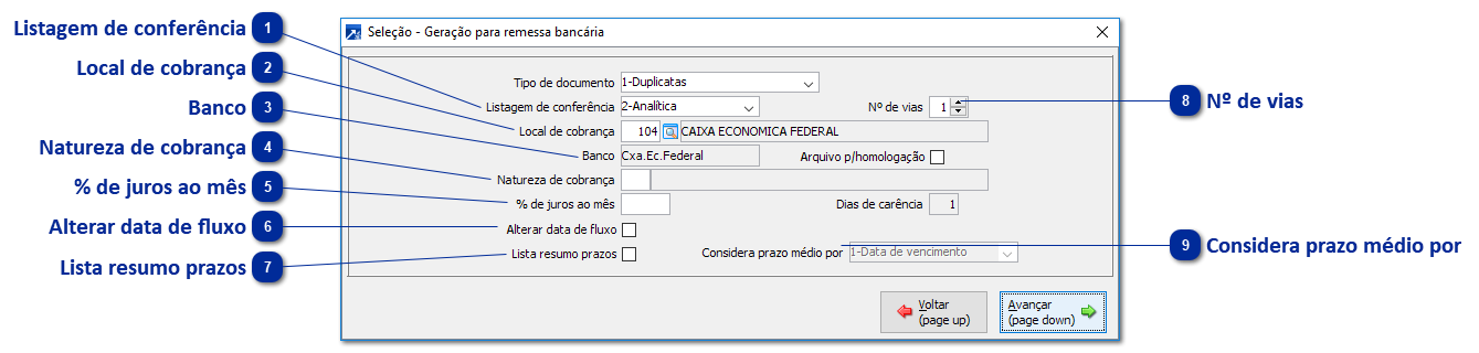 Remessa de Cobrança
