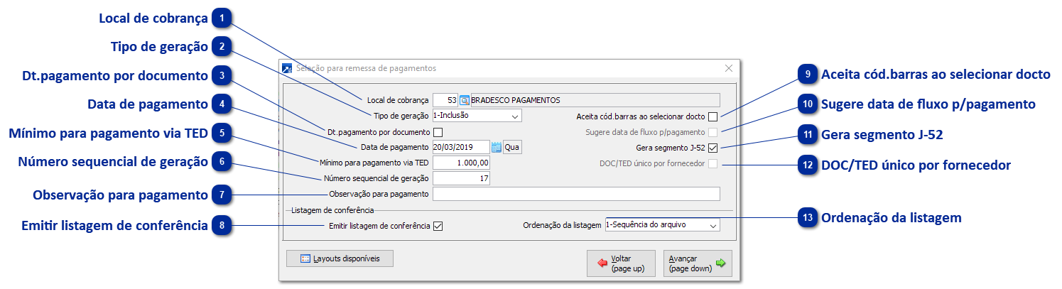 Remessa de Pagamento