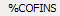 25. %COFINS