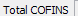 9. Total COFINS - Lucro atual