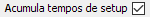 15. Acumula tempos de setup