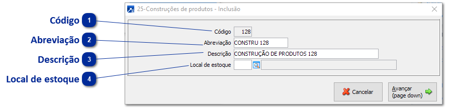 Construção de Produtos