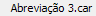 5. Abreviação 3.car
