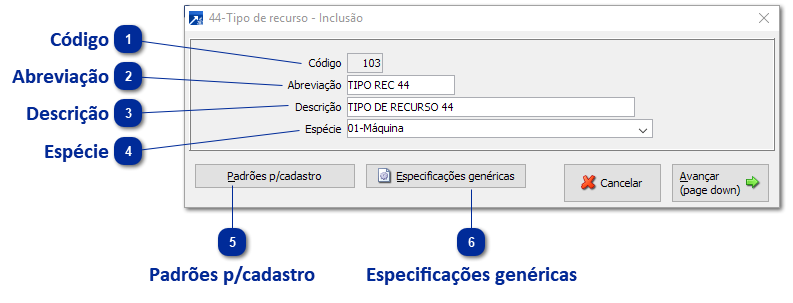 Tipos de Recursos