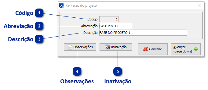 Fases do Projeto