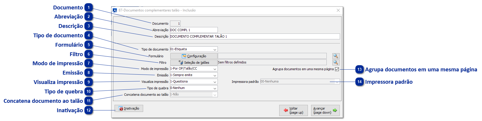 Documentos Complementares ao Talão
