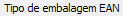 8. Tipo de embalagem EAN