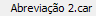 3. Abreviação 2.car