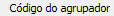 2. Código do agrupador