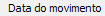 1. Data do movimento