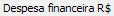7. Despesa financeira R$