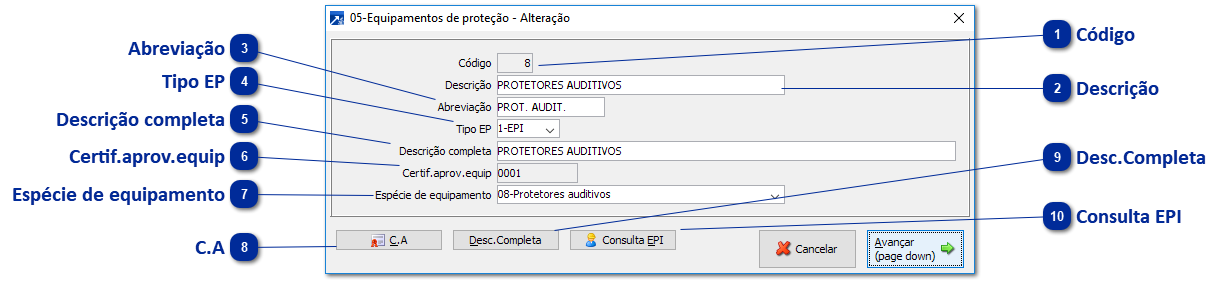 Equipamentos de Proteção Individual e Coletivo