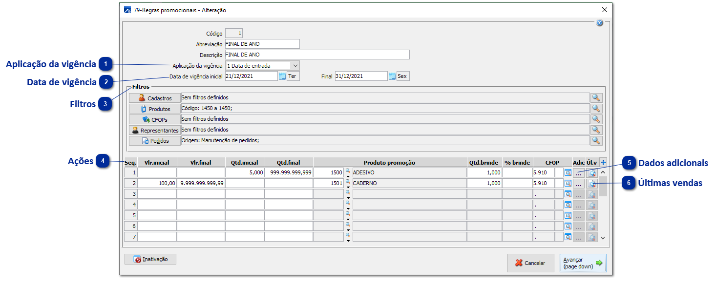79 - Regras Promocionais