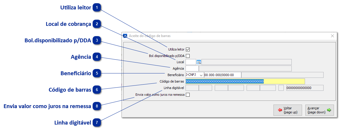 Aceite do Código de Barras