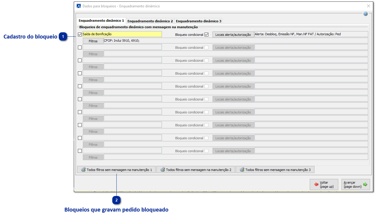 Enquadramento dinâmico