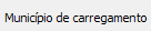 3. Municipio de carregamento