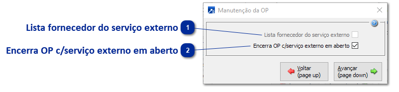 Configurações da Empresa - OP