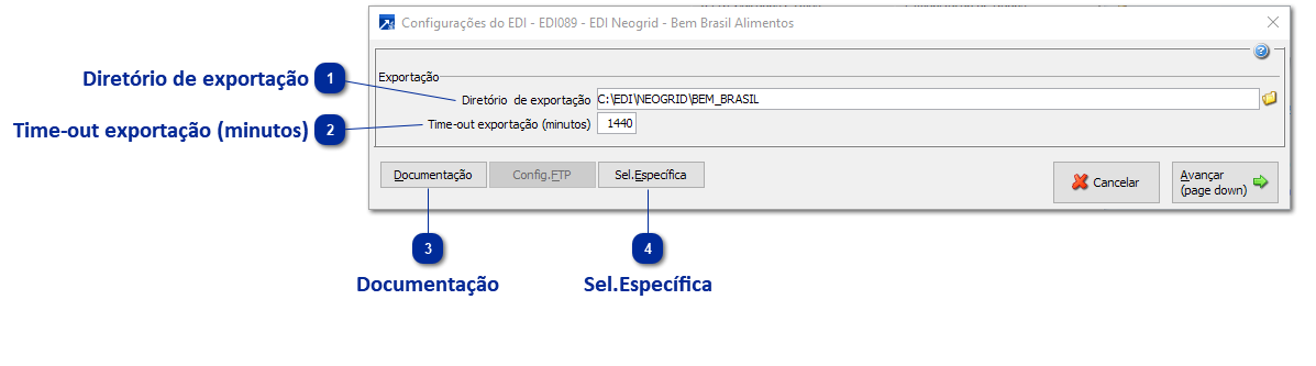Configurações