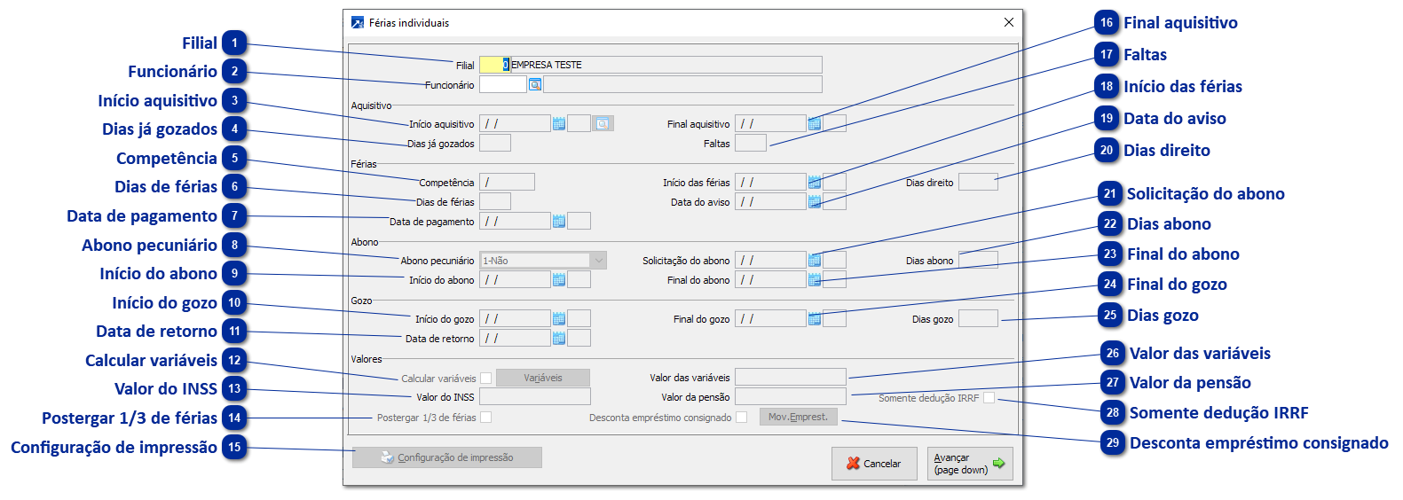 Férias Individuais/Coletivas