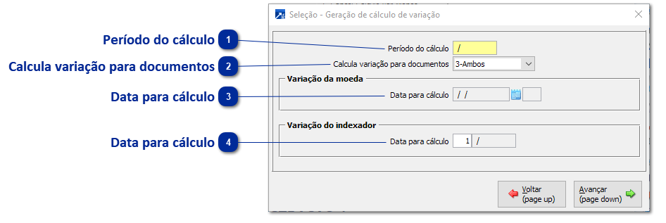 Geração da Variação Monetária