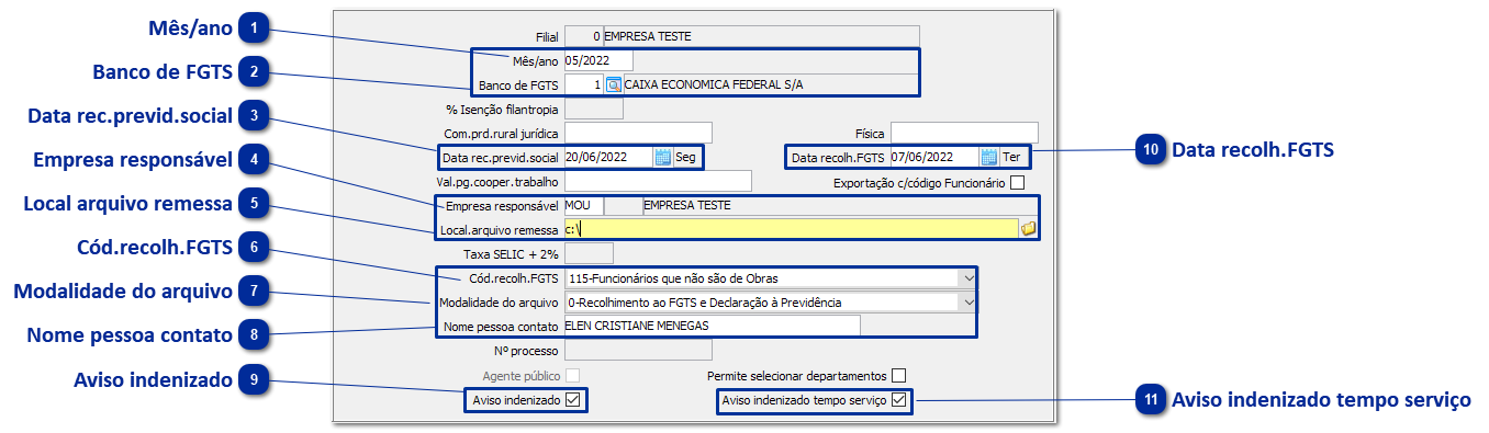 Geração SEFIP/GRRF