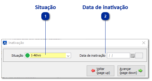 Inativação de Tabelas